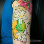 Фото татуировки с лаймом 31.03.2021 №116 - lime tattoo - tatufoto.com