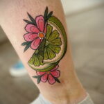 Фото татуировки с лаймом 31.03.2021 №129 - lime tattoo - tatufoto.com