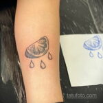 Фото татуировки с лаймом 31.03.2021 №149 - lime tattoo - tatufoto.com