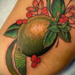 Фото татуировки с лаймом 31.03.2021 №151 - lime tattoo - tatufoto.com