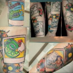 Фото татуировки с лаймом 31.03.2021 №163 - lime tattoo - tatufoto.com