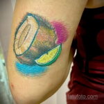 Фото татуировки с лаймом 31.03.2021 №167 - lime tattoo - tatufoto.com