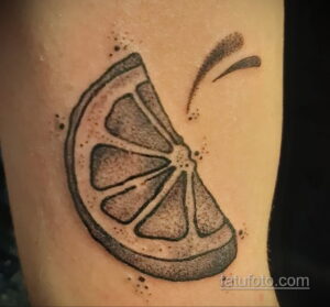 Фото татуировки с лаймом 31.03.2021 №184 - lime tattoo - tatufoto.com