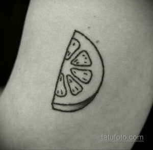 Фото татуировки с лаймом 31.03.2021 №185 - lime tattoo - tatufoto.com