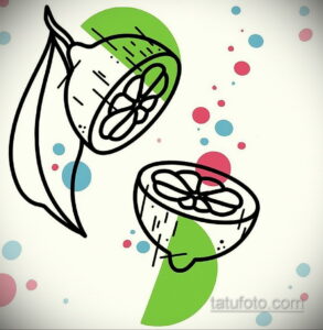 Фото татуировки с лаймом 31.03.2021 №187 - lime tattoo - tatufoto.com