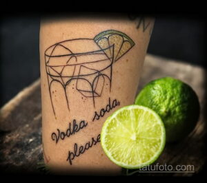 Фото татуировки с лаймом 31.03.2021 №191 - lime tattoo - tatufoto.com