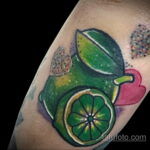 Фото татуировки с лаймом 31.03.2021 №203 - lime tattoo - tatufoto.com