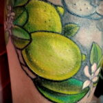 Фото татуировки с лаймом 31.03.2021 №212 - lime tattoo - tatufoto.com