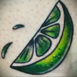 Фото татуировки с лаймом 31.03.2021 №213 - lime tattoo - tatufoto.com