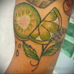 Фото татуировки с лаймом 31.03.2021 №233 - lime tattoo - tatufoto.com