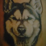 Фото татуировки с собакой породы Хаски 08.03.2021 №63163 - husky tattoo - tatufoto.com
