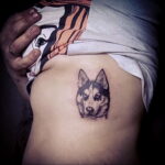 Фото татуировки с собакой породы Хаски 08.03.2021 №76176 - husky tattoo - tatufoto.com