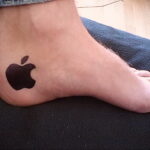 Фото татуировки с яблоком 03.03.2021 №105 - apple tattoo - tatufoto.com