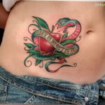 Фото татуировки с яблоком 03.03.2021 №153 - apple tattoo - tatufoto.com