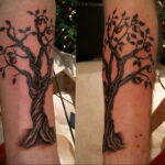 Фото татуировки с яблоком 03.03.2021 №176 - apple tattoo - tatufoto.com