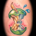 Фото татуировки с яблоком 03.03.2021 №194 - apple tattoo - tatufoto.com