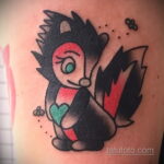 Фото татуировки со скунсом 28.03.2021 №014 - Skunk tattoo - tatufoto.com
