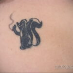 Фото татуировки со скунсом 28.03.2021 №028 - Skunk tattoo - tatufoto.com