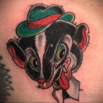 Фото татуировки со скунсом 28.03.2021 №069 - Skunk tattoo - tatufoto.com