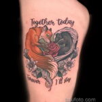 Фото татуировки со скунсом 28.03.2021 №146 - Skunk tattoo - tatufoto.com
