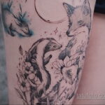 Фото татуировки со скунсом 28.03.2021 №154 - Skunk tattoo - tatufoto.com