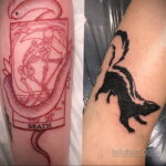 Фото татуировки со скунсом 28.03.2021 №181 - Skunk tattoo - tatufoto.com