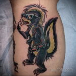 Фото татуировки со скунсом 28.03.2021 №184 - Skunk tattoo - tatufoto.com