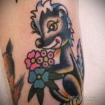 Фото татуировки со скунсом 28.03.2021 №186 - Skunk tattoo - tatufoto.com