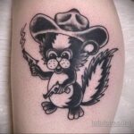 Фото татуировки со скунсом 28.03.2021 №204 - Skunk tattoo - tatufoto.com