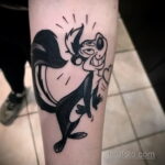 Фото татуировки со скунсом 28.03.2021 №212 - Skunk tattoo - tatufoto.com