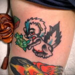 Фото татуировки со скунсом 28.03.2021 №214 - Skunk tattoo - tatufoto.com