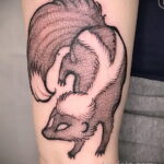 Фото татуировки со скунсом 28.03.2021 №215 - Skunk tattoo - tatufoto.com