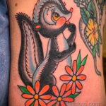Фото татуировки со скунсом 28.03.2021 №222 - Skunk tattoo - tatufoto.com