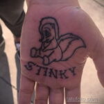 Фото татуировки со скунсом 28.03.2021 №224 - Skunk tattoo - tatufoto.com
