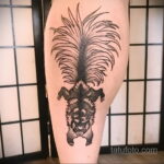 Фото татуировки со скунсом 28.03.2021 №245 - Skunk tattoo - tatufoto.com