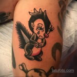 Фото татуировки со скунсом 28.03.2021 №246 - Skunk tattoo - tatufoto.com