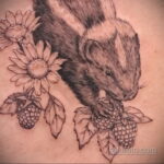 Фото татуировки со скунсом 28.03.2021 №254 - Skunk tattoo - tatufoto.com