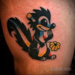 Фото татуировки со скунсом 28.03.2021 №260 - Skunk tattoo - tatufoto.com