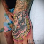 Фото татуировки со скунсом 28.03.2021 №270 - Skunk tattoo - tatufoto.com