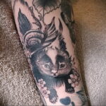 Фото татуировки со скунсом 28.03.2021 №291 - Skunk tattoo - tatufoto.com