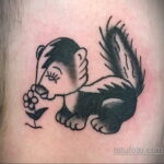 Фото татуировки со скунсом 28.03.2021 №300 - Skunk tattoo - tatufoto.com