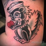 Фото татуировки со скунсом 28.03.2021 №308 - Skunk tattoo - tatufoto.com