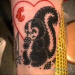 Фото татуировки со скунсом 28.03.2021 №330 - Skunk tattoo - tatufoto.com