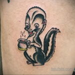 Фото татуировки со скунсом 28.03.2021 №340 - Skunk tattoo - tatufoto.com