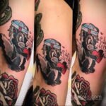 Фото татуировки со скунсом 28.03.2021 №353 - Skunk tattoo - tatufoto.com