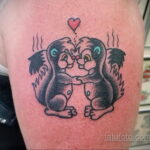 Фото татуировки со скунсом 28.03.2021 №354 - Skunk tattoo - tatufoto.com