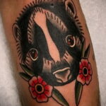 Фото татуировки со скунсом 28.03.2021 №371 - Skunk tattoo - tatufoto.com