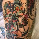 Фото татуировки со скунсом 28.03.2021 №382 - Skunk tattoo - tatufoto.com