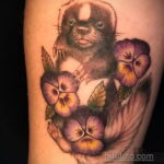 Фото татуировки со скунсом 28.03.2021 №396 - Skunk tattoo - tatufoto.com