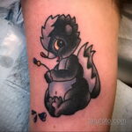 Фото татуировки со скунсом 28.03.2021 №404 - Skunk tattoo - tatufoto.com